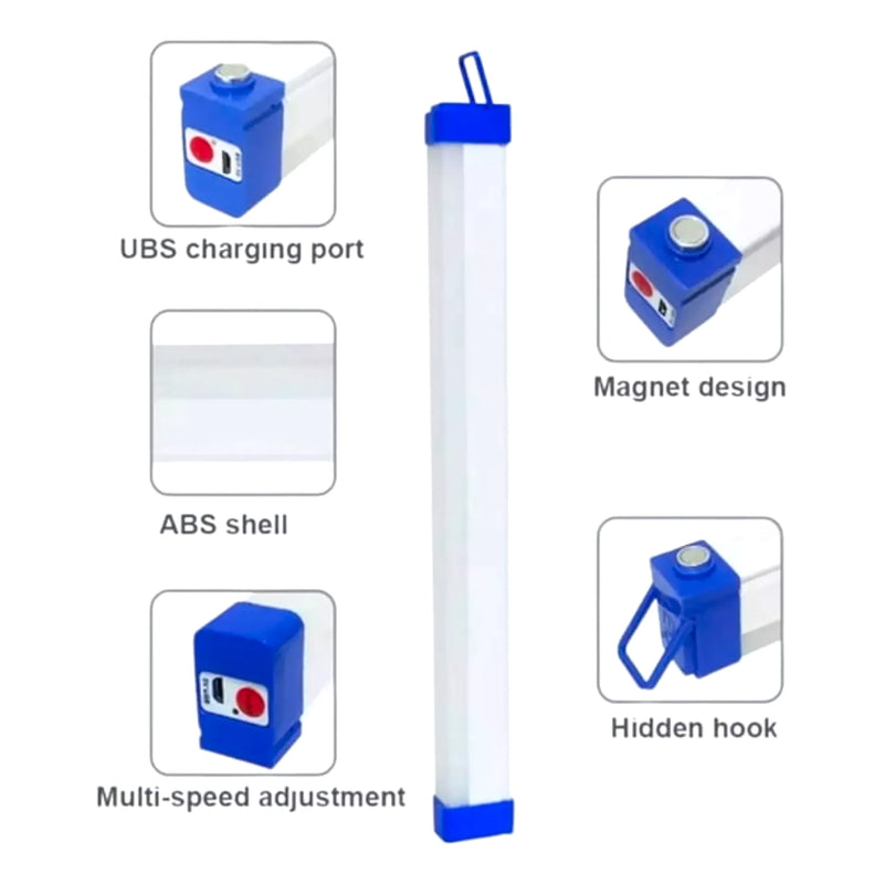 Tubo Led 52 Cm Recargable Usb - Varietas Chile - Santiago
