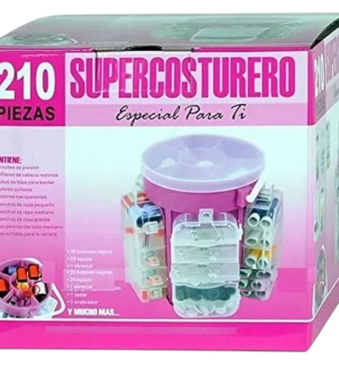 Set De Costura 210 Piezas Supercosturero