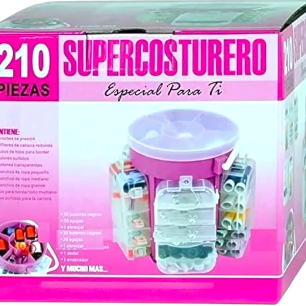 Set De Costura 210 Piezas Supercosturero - Varietas Chile - Santiago