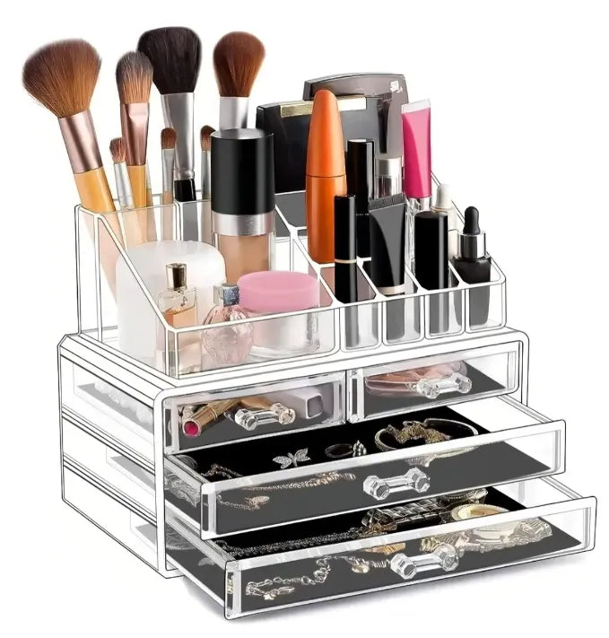 Organizador Maquillaje Acrilico Niveles