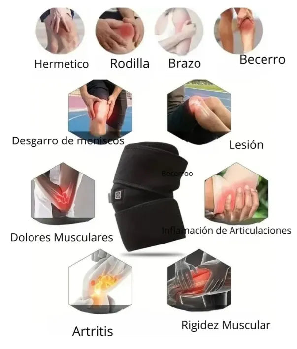 Rodillera Termica Gel Frio Recargable -en tu casa Chile - Santiago