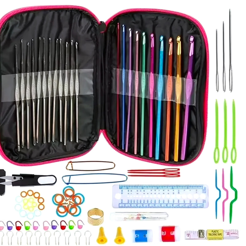 Set Agujas Crochet Tejer 100 Piezas - Varietas Chile - Santiago