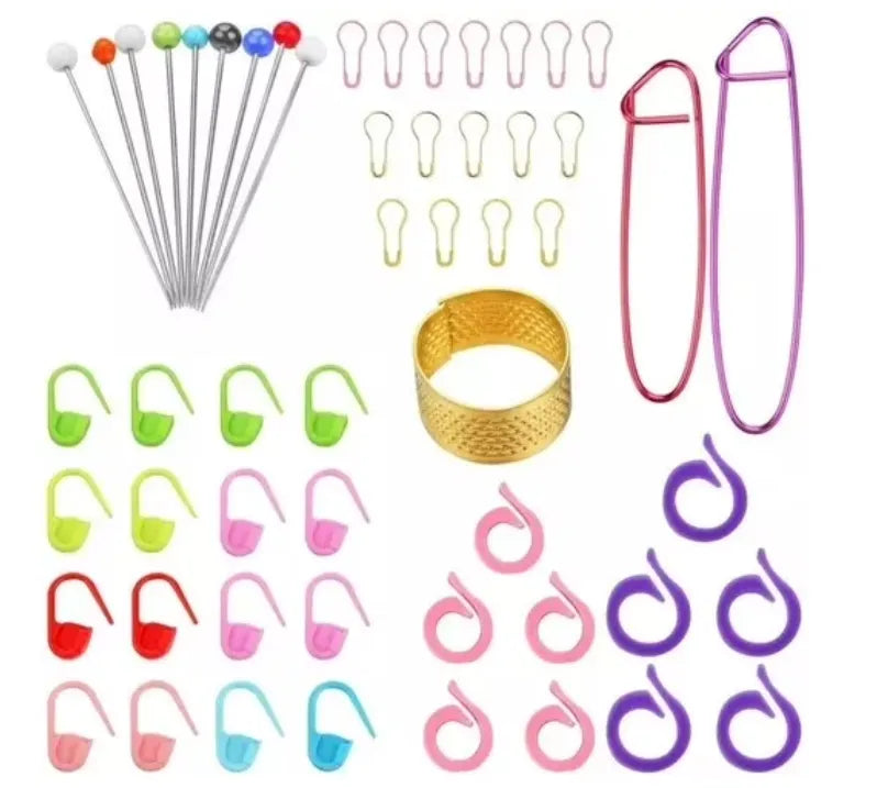 Set Agujas Crochet Tejer 100 Piezas