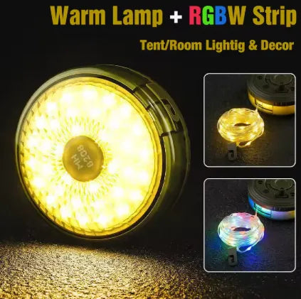 Lampara Emergencia Camping Solar Cinta