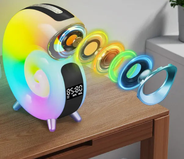 Reloj Caracola Parlante Rgb Led -en tu casa Chile - Santiago