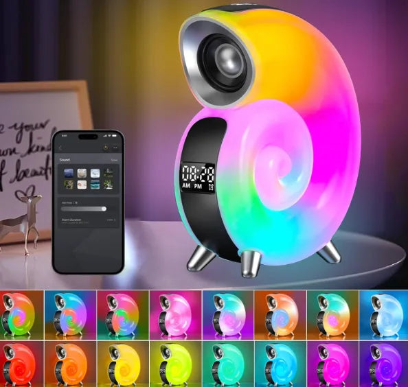 Reloj Caracola Parlante Rgb Led -en tu casa Chile - Santiago