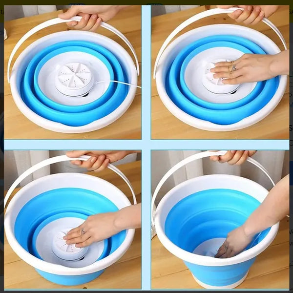 Mini Lavadora Portátil Plegable