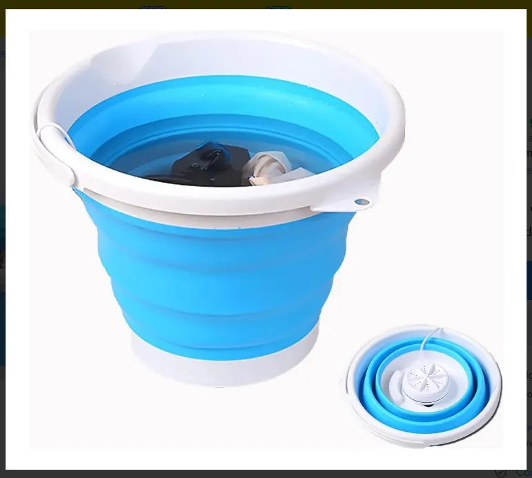 Mini Lavadora Portátil Plegable