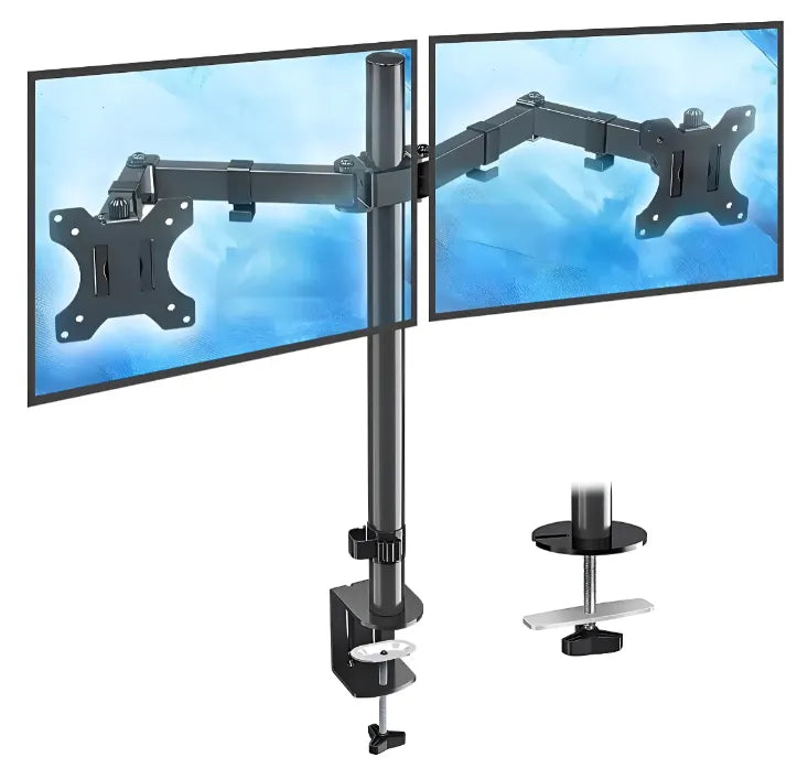 Soporte Doble Monitor Click Giratorio -en tu casa Chile - Santiago