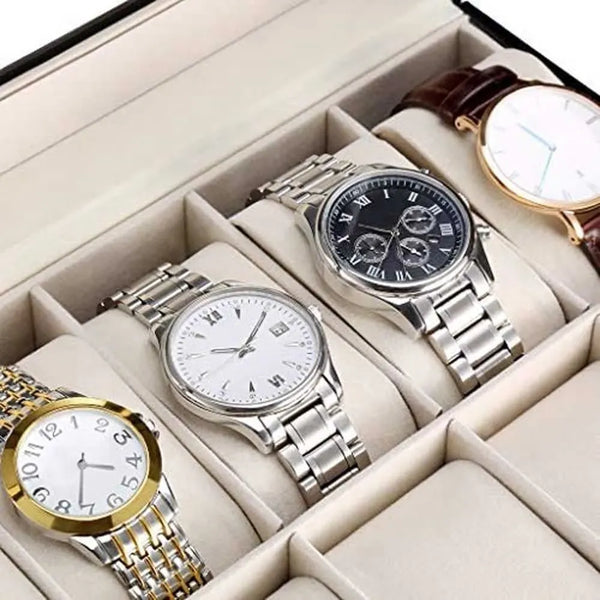 Organizar Caja Relojes 24 Piezas Estuche