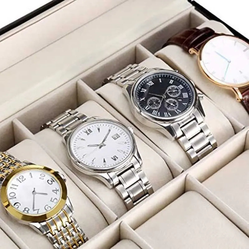 Organizar Caja Relojes 24 Piezas Estuche