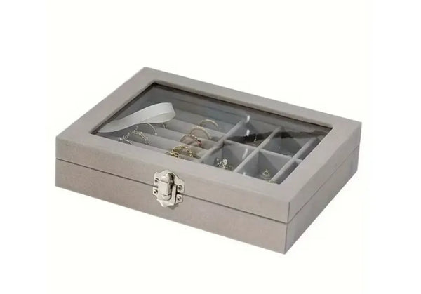 Caja Joyero Organizador Aros Anillos