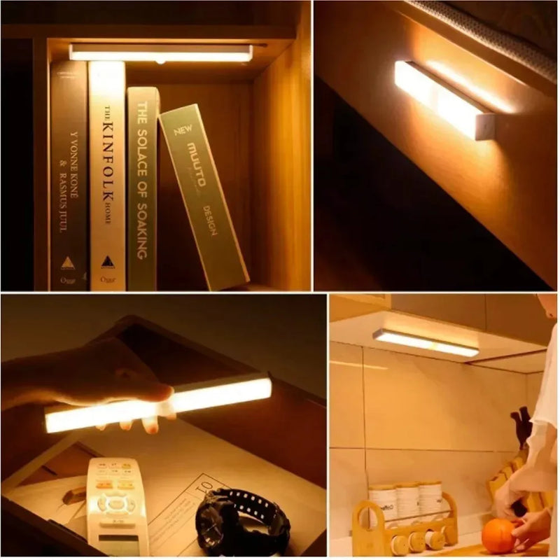 Luz Led Barra Con Sensor Movimiento 21Cm
