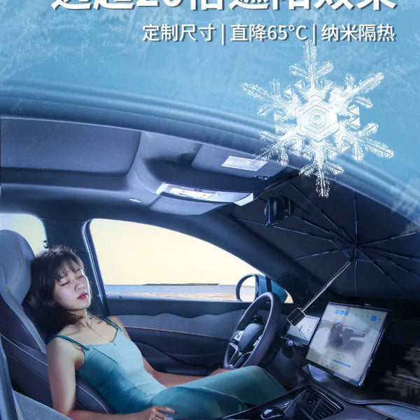 Suncar Pro Parasol Plegable Para Auto X2