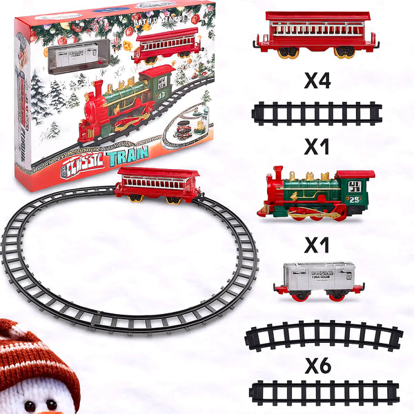 Tren Navideño Deluxe Con Rieles Grande - Varietas Chile - Santiago