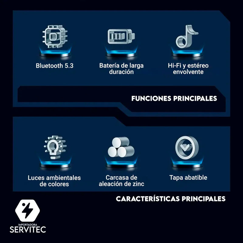 Auriculares Awei T63 Bluetooth Ipx4