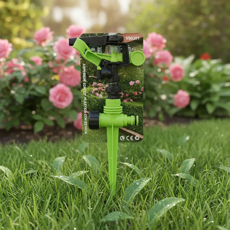 Aspersor Plastico Con Estaca 1 2 Pulgada