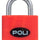 Candado Poli Pop 32 Mm Colores Rojo