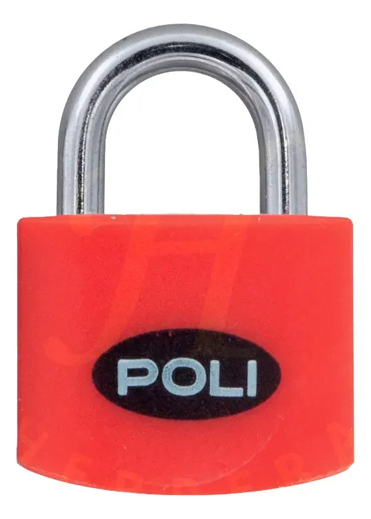 Candado Poli Pop 32 Mm Colores Rojo