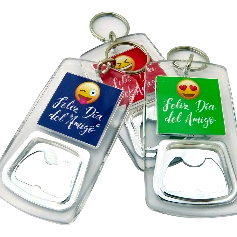 Pack 50 Llaveros Acrílico Con Destapador - Varietas Chile - Santiago