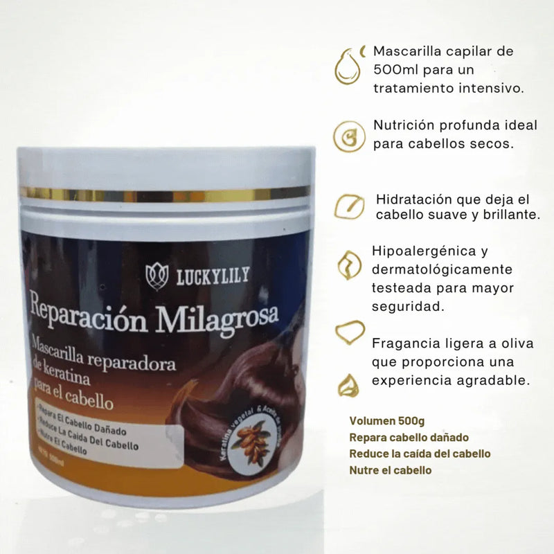 Mascarilla Reparadora Keratina Cabello