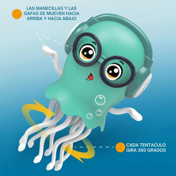 Pulpo Bailarín Interactivo Con Música