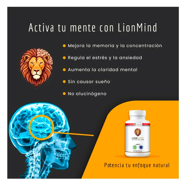 Lionmind Suplemento Con Melena De León - Varietas Chile - Santiago