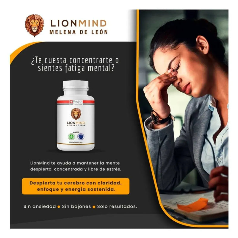 Lionmind Suplemento Con Melena De León