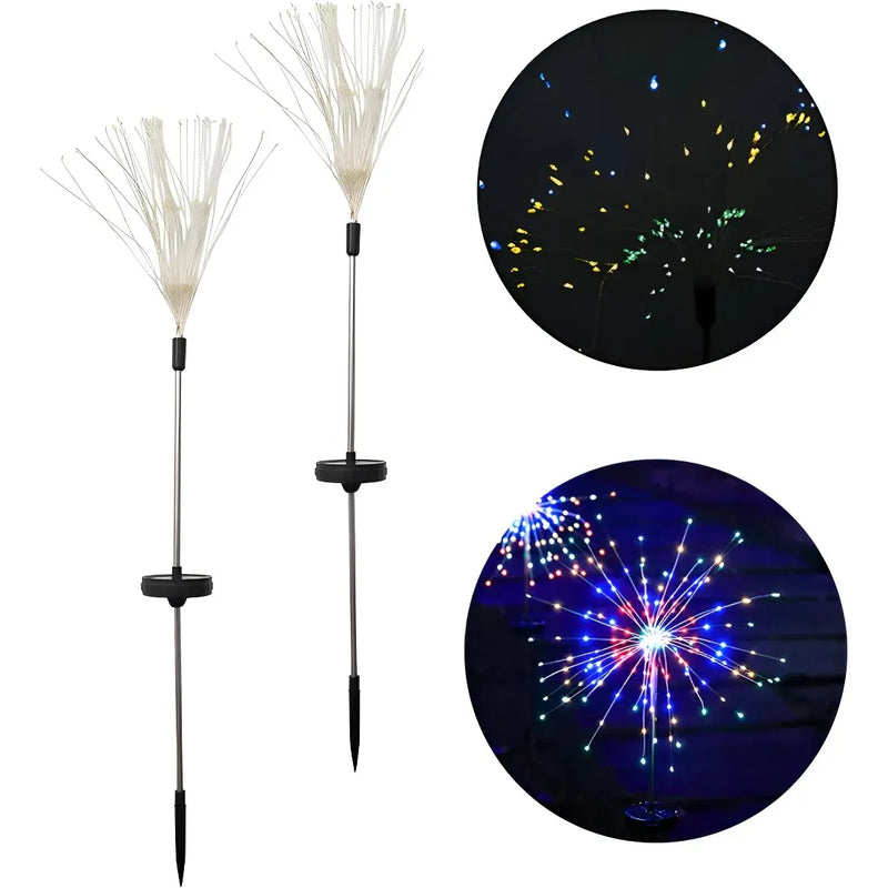 Luces De Navidad De Fuegos Artificiales