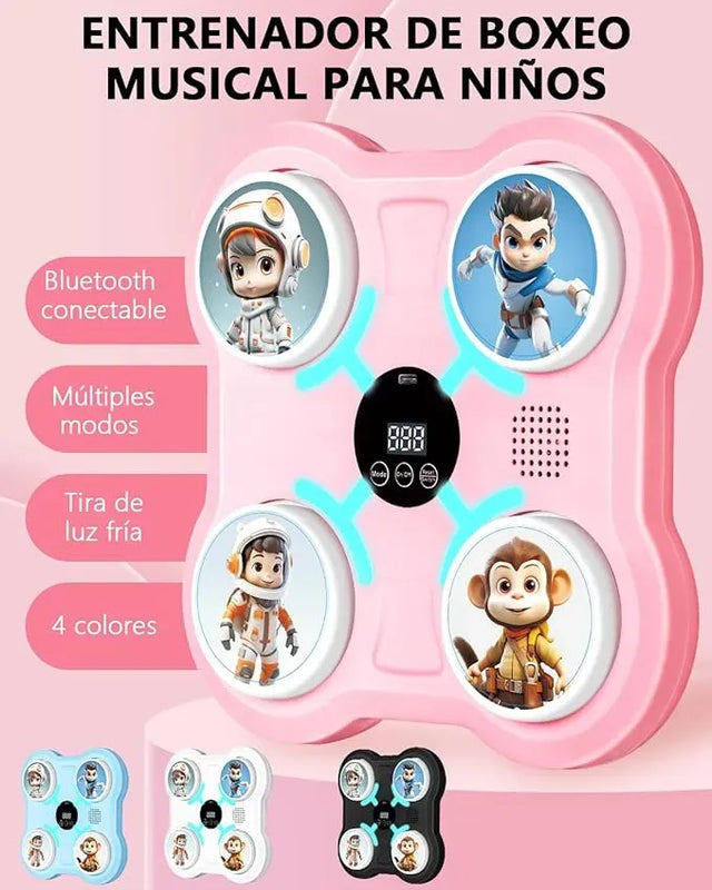 Maquina Boxeo Para Niñas Rosado