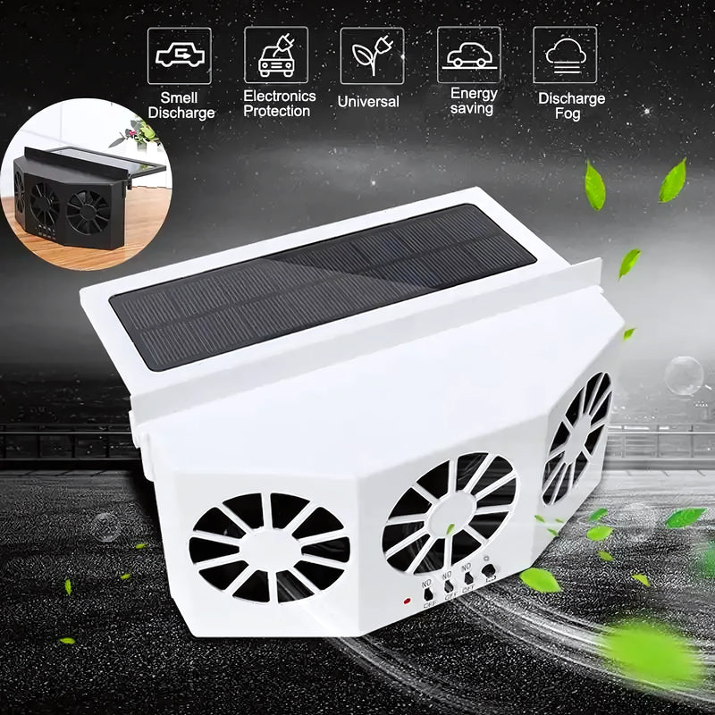 M Ventilador Solar Para Auto Aire Frio - Varietas Chile - Santiago