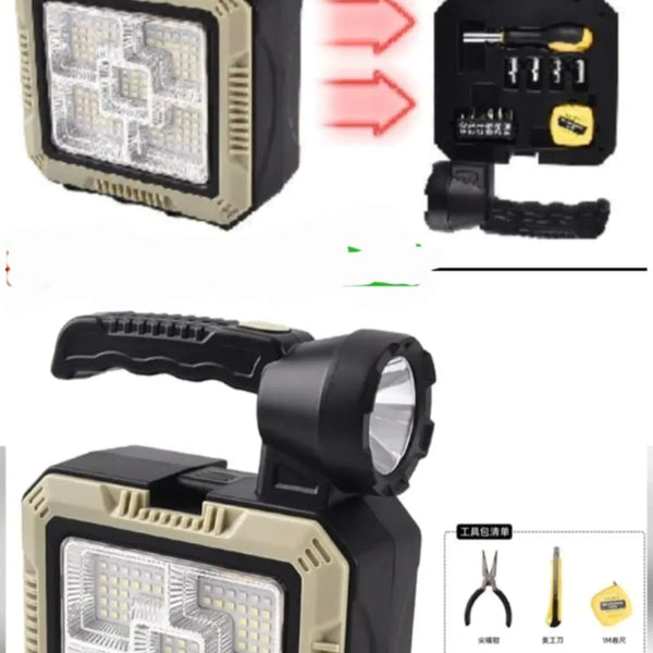 Linterna Solar Recargable Herramientas