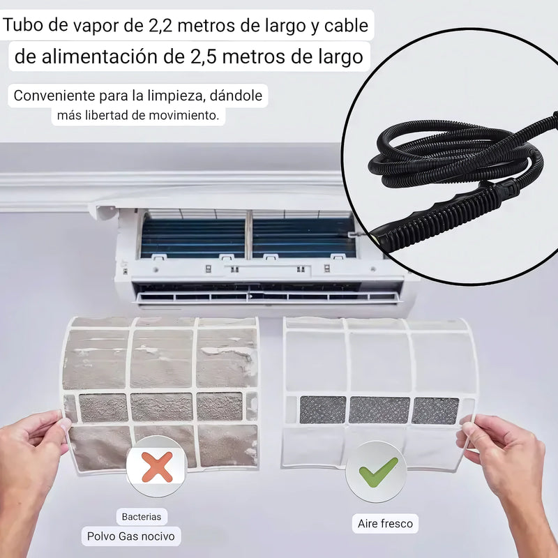 Limpiador A Vapor Presión 2500W Portátil - Varietas Chile - Santiago