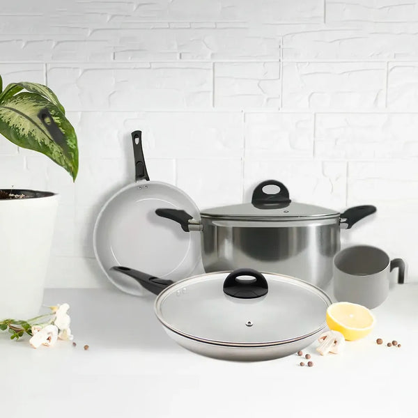 Batería De Cocina Xtrem Cook Steel 4 Pz