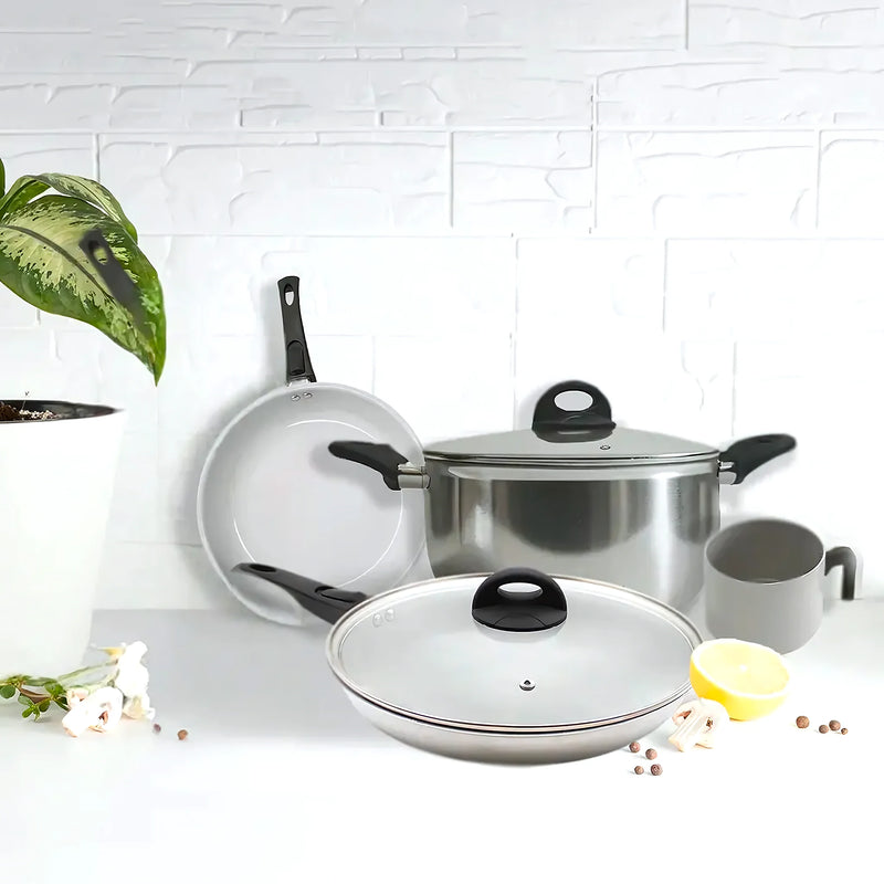 Batería De Cocina Xtrem Cook Steel 4 Pz - Varietas Chile - Santiago