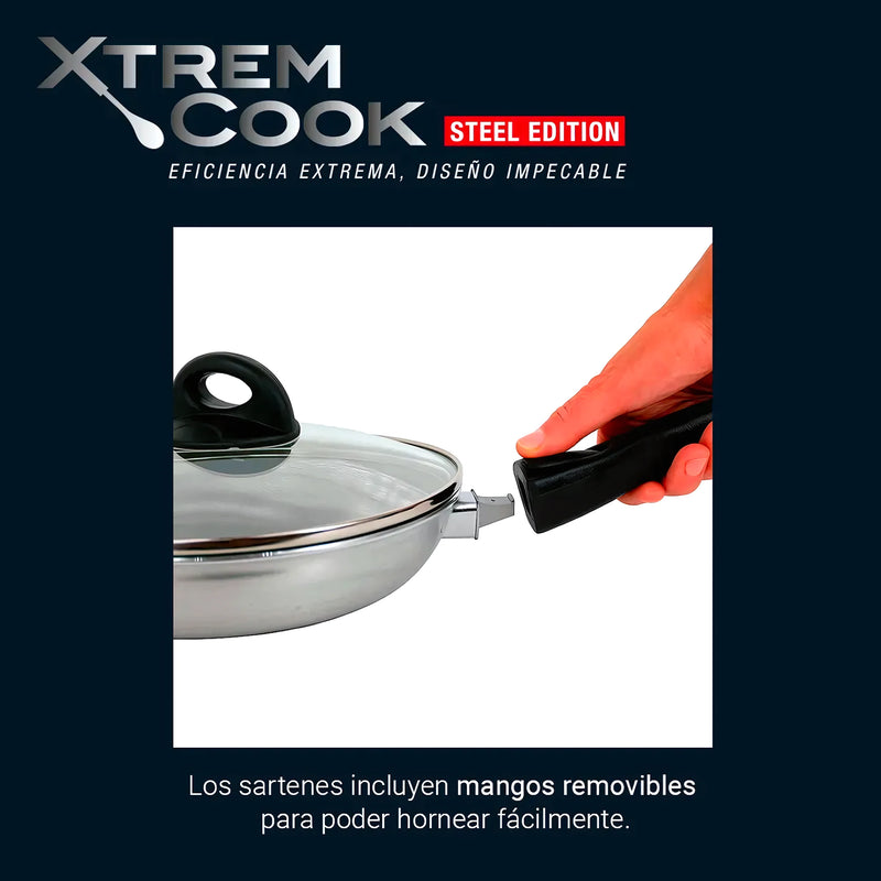 Batería De Cocina Xtrem Cook Steel 4 Pz - Varietas Chile - Santiago