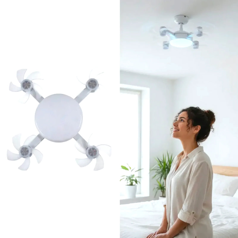Ventilador De Techo Con Luz Led Ajustabl - Varietas Chile - Santiago