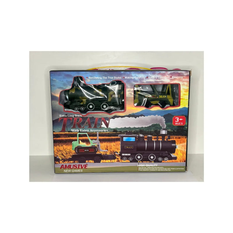 Tren Clasico Locomotora Vagon Juguete