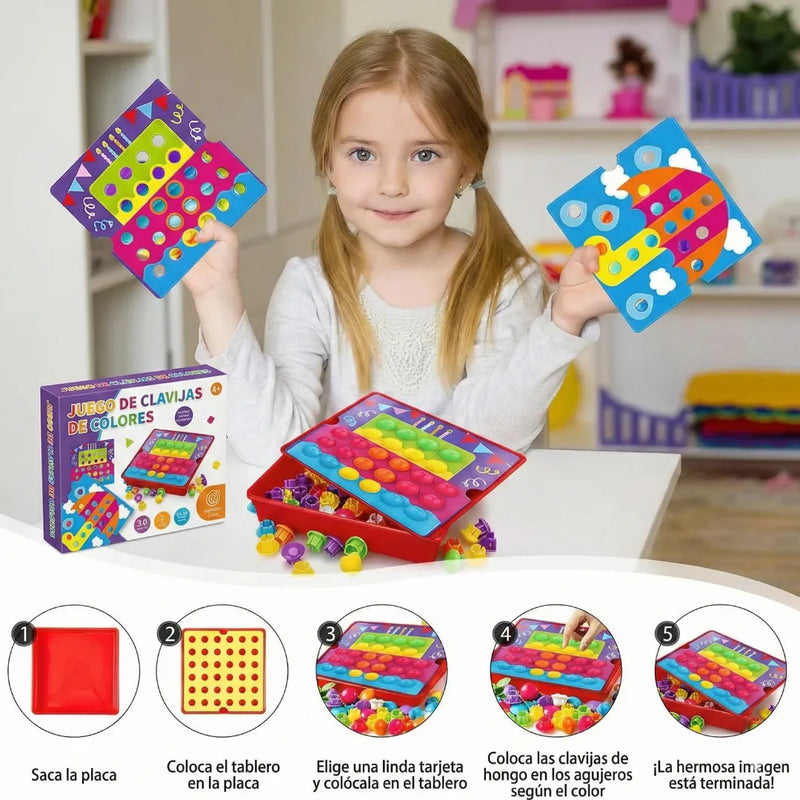 Juego Didáctico Colores Button Idea