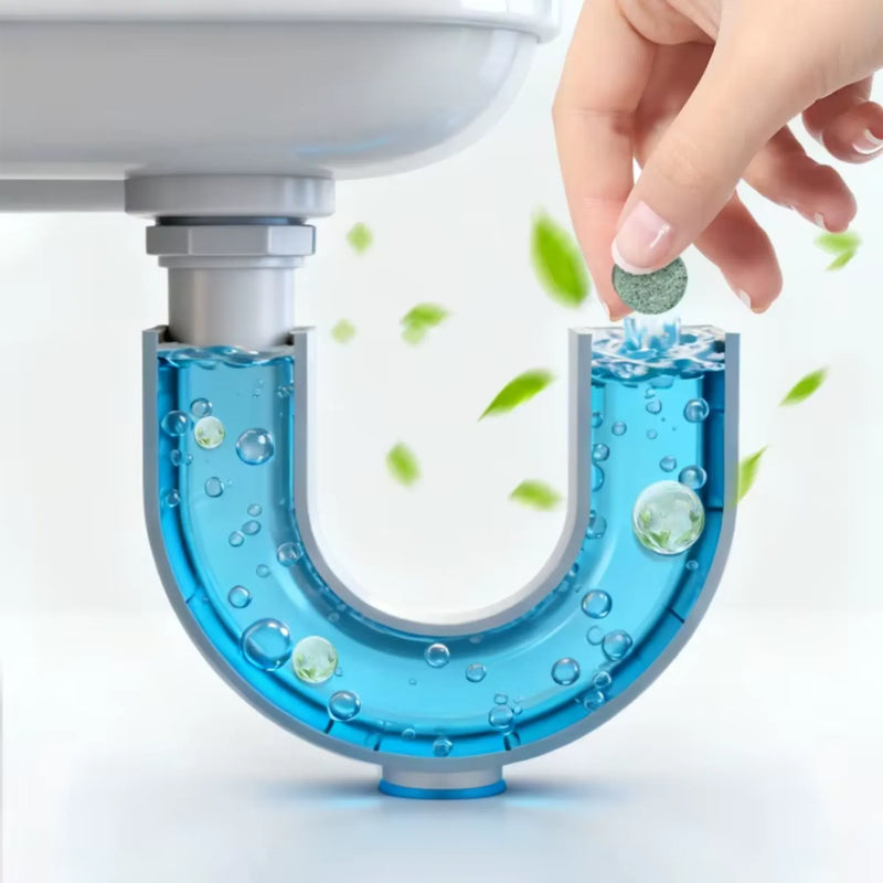 Pastillas Efervescentes Limpia Drenaje