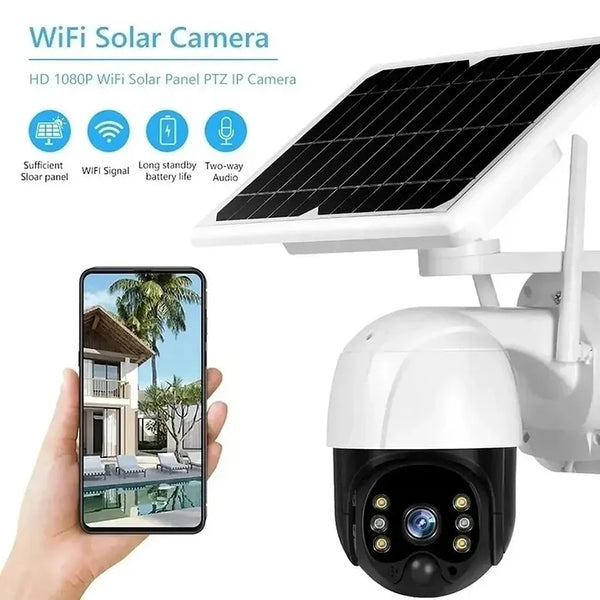 Camara Seguridad Solar Wifi Ptz Mcasa -en tu casa Chile - Santiago