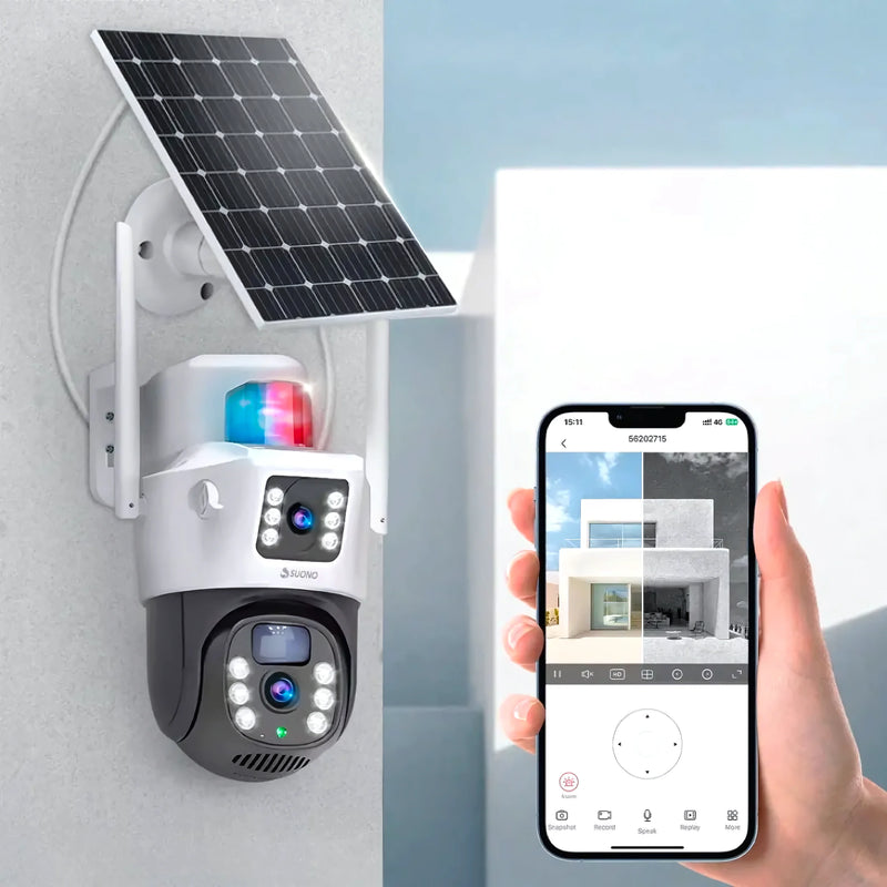 Camara Solar Mcasa 2K Doble Lente 360 - Varietas Chile - Santiago