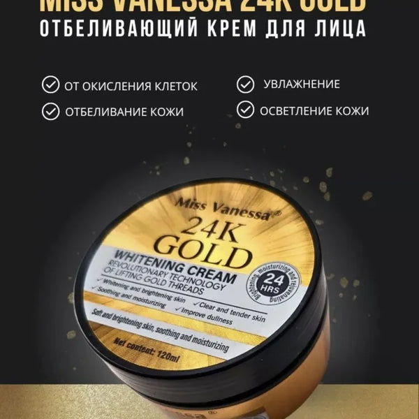M Vanessa 24K Oro Puro Blanqueador