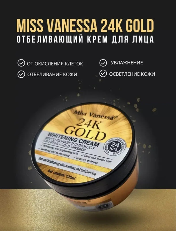 M Vanessa 24K Oro Puro Blanqueador