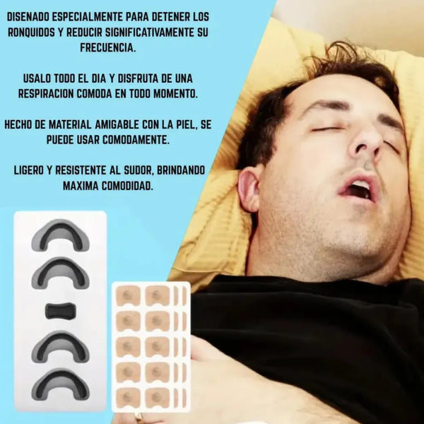 Tiras Nasales Antironquidos Magnéticas