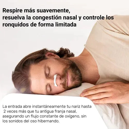 Tiras Nasales Antironquidos Magnéticas