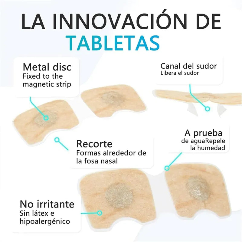 Tiras Nasales Antironquidos Magnéticas